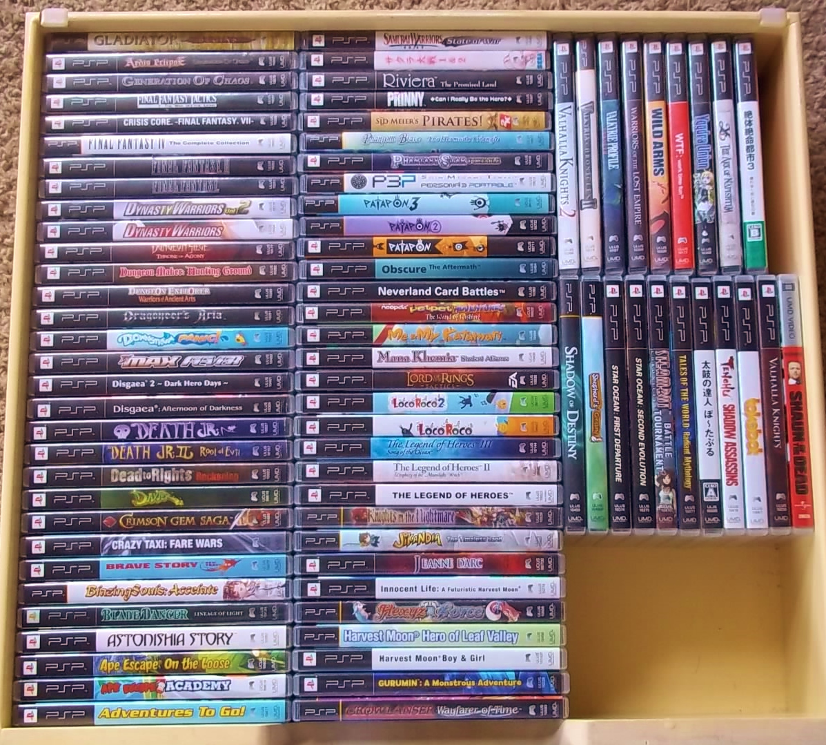 psp games collection iso